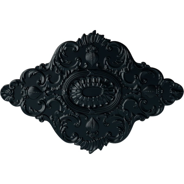 Ekena Millwork Ashford Ceiling Medallion, Hand-Painted Night Shade, 42 3/4"W x 28 7/8"H x 1"P CM42X28ASNSF - main